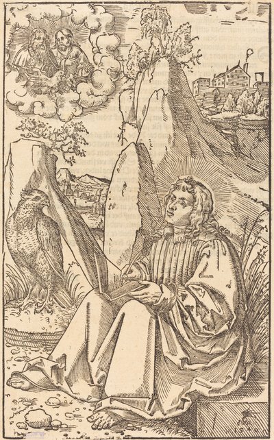 Bir Manzarada Aziz John by Lucas Cranach the Younger