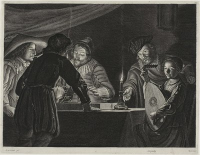 Tavla Oyuncuları by Lucas Emil Vorsterman