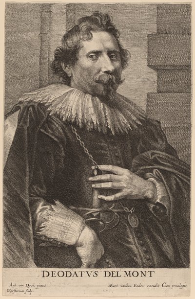 Deodat Delmont by Lucas Emil Vorsterman after Sir Anthony van Dyck