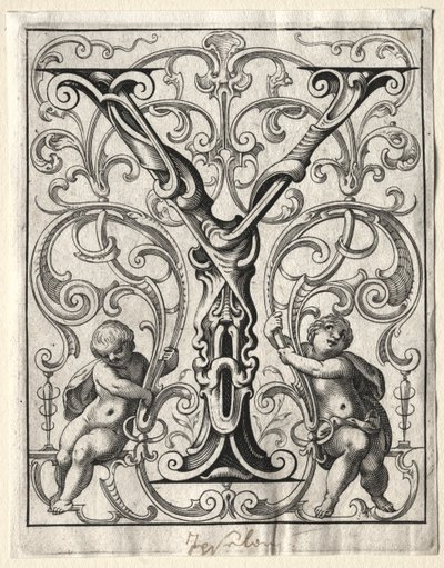 Yeni ABC Kitapçığı: Y, 1627. by Lucas Kilian