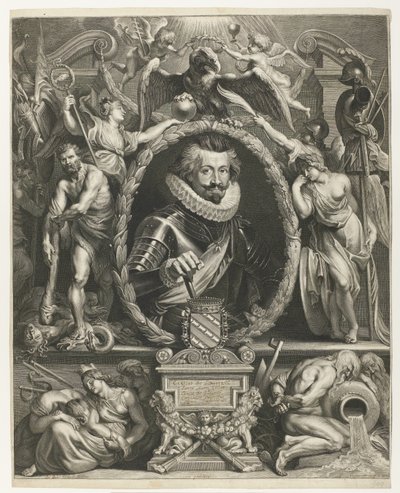 Charles Bonaventure de Longueval'in portresi, Bucquoy Kontu Charles-Bonaventure de Longueval'in portresi, graaf van Bucquoy by Lucas Vorsterman (I)