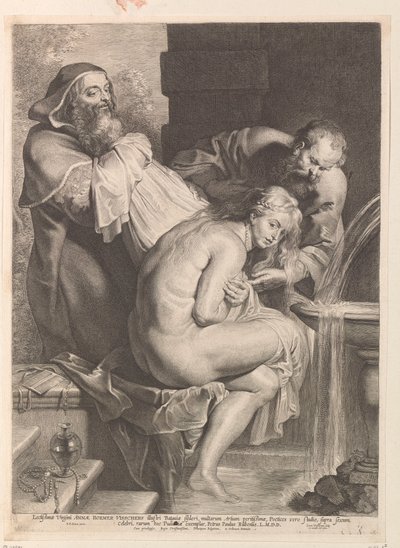 Susanna ve Yaşlılar by Lucas Vorsterman (I)