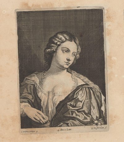Genç bir kadının portresi (Violante) by Lucas Vorsterman (II)