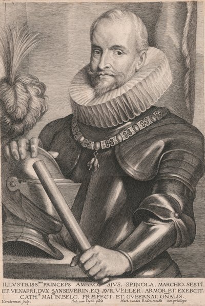 Ambrose Spinola Sesti ve Venafri Markisi by Lucas Vorsterman