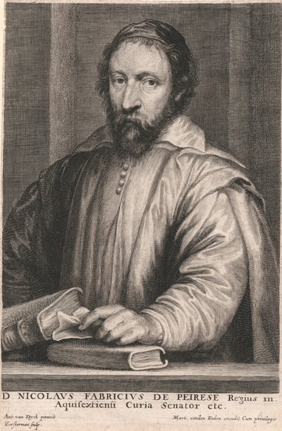 D. Nicolaus Fabricius de Peirese by Lucas Vorsterman