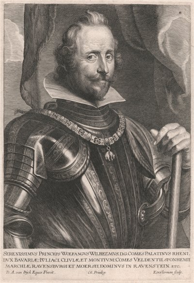 Huzurlu Prens Wolfgang Wilhelm, DG Ren Palatine Kontu, Bavyera Dükü by Lucas Vorsterman