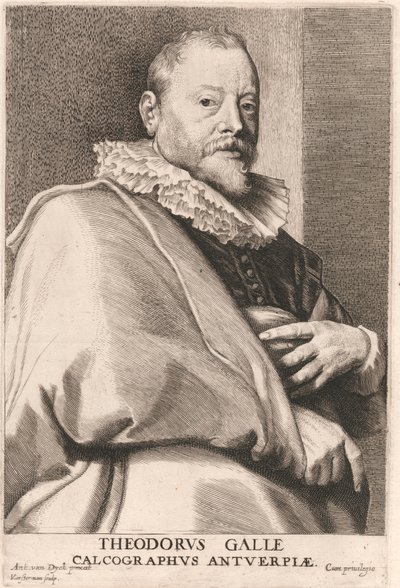 Theodore Galle / Theodorvs Galle / Calcographvs Antwerp by Lucas Vorsterman