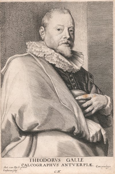 Theodore Galle, Anversli Oymacı by Lucas Vorsterman