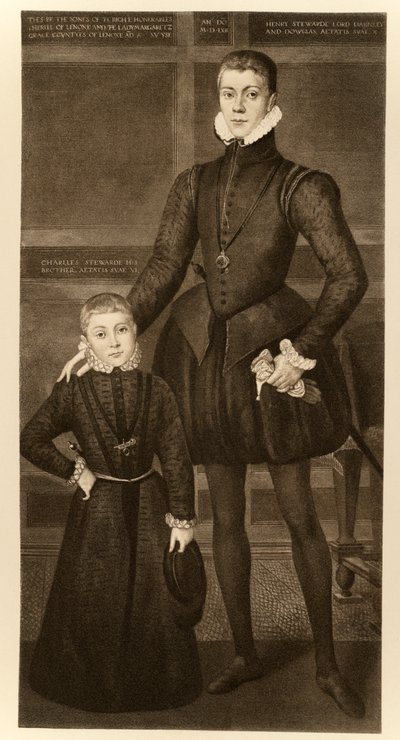 Henry, Lord Darnley (1545-1567) ve kardeşi Charles (1555-1576), 