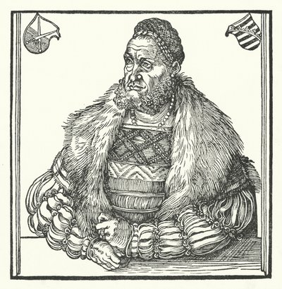Frederick III, Saksonya Seçmeni (gravür) by Lucas the Elder (after) Cranach