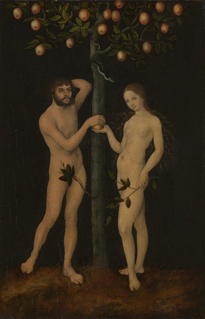 Adem ve Havva by Lucas the Elder Cranach