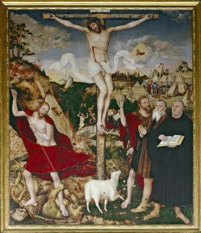 İsa çarmıhta by Lucas the Elder Cranach