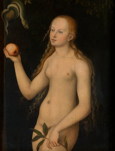 Havva (panel üzerinde yağ) by Lucas the Elder Cranach
