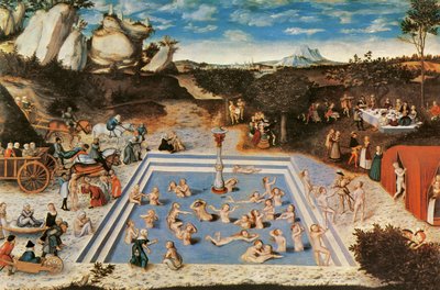 Gençlik Çeşmesi (tuval üzerine yağlı boya) by Lucas the Elder Cranach