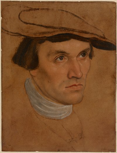 Bir Adamın Portresi, 1530 dolayları (kağıt üzerine yağlı boya) by Lucas the Elder Cranach