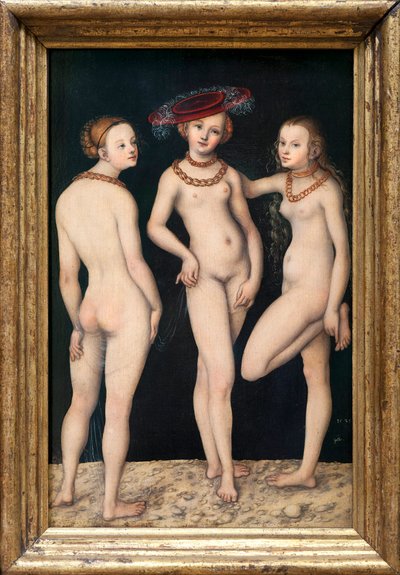 Üç Güzeller by Lucas the Elder Cranach