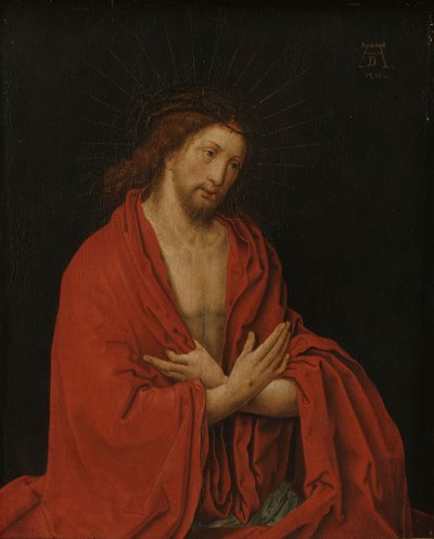 Dikenli Taçlı İsa by Lucas van (after) Leyden