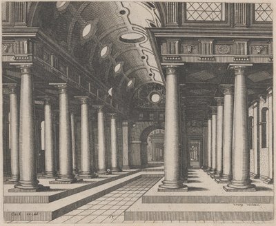 Namlu Tonozlu Salon by Lucas van Doetechum and Johannes