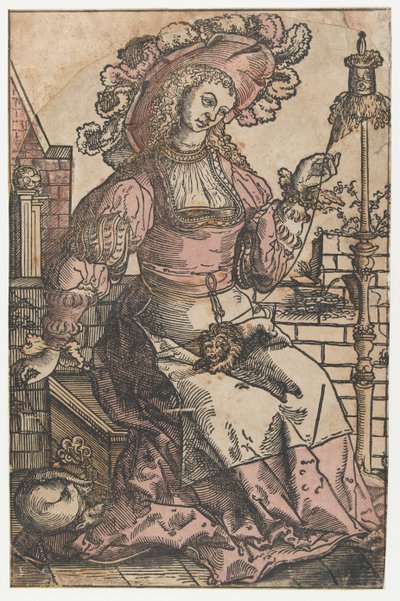 dönen kadın by Lucas van Leyden (attributed to)