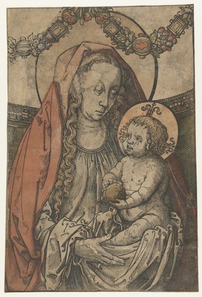 çocuklu Meryem by Lucas van Leyden (circle of)
