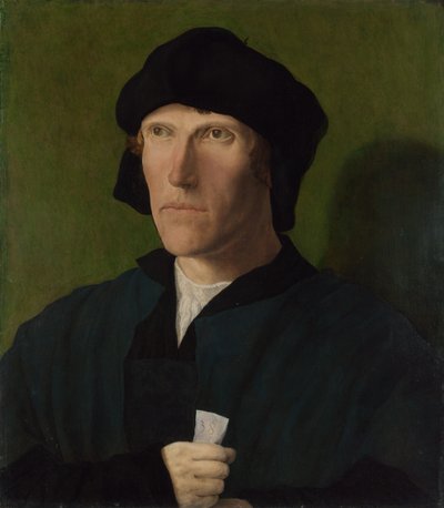 38 yaşında bir adam, yaklaşık 1521 by Lucas van Leyden