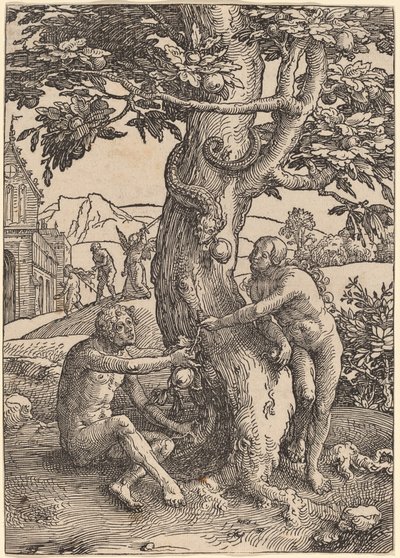 Adem ve Havva by Lucas van Leyden