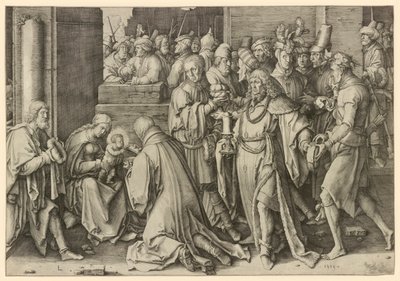 magi'nin hayranlığı by Lucas van Leyden