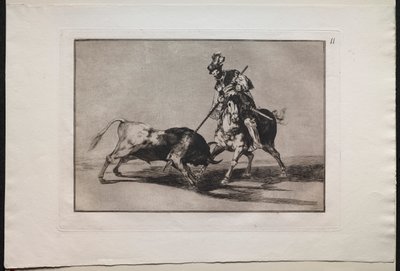Boğa Güreşi: El Cid Campeador Başka Bir Boğa Mızraklıyor by Lucas van Leyden
