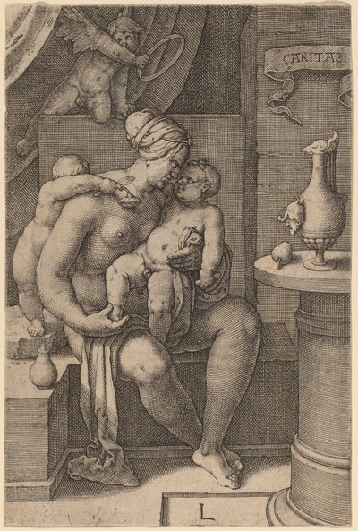 Caritas (Hayırseverlik) by Lucas van Leyden