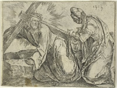 Haç Taşıyan İsa by Lucas van Leyden