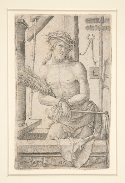 Tutkunun Aletleriyle Acıların Adamı Olarak Mesih by Lucas van Leyden