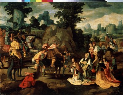 David ve Abigail (Abigael, Abigail). Lucas van Leyden
