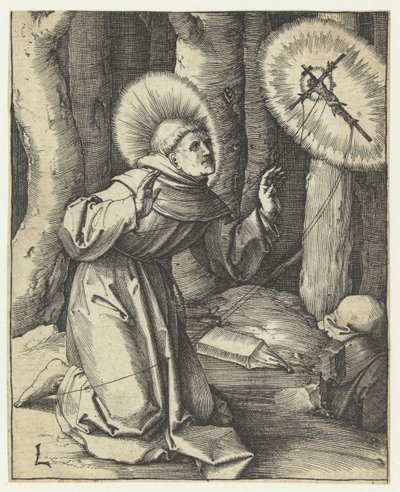 Aziz Francis'in Stigmatizasyonu by Lucas van Leyden