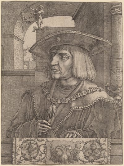 İmparator Maximilian I by Lucas van Leyden