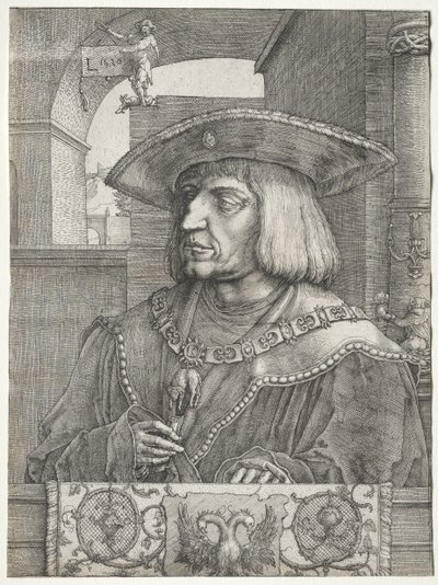 İmparator Maximilian I by Lucas van Leyden