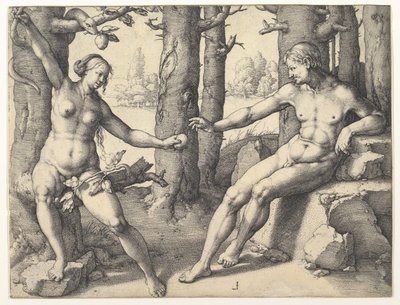 İnsanın Düşüşü, 1530. by Lucas van Leyden