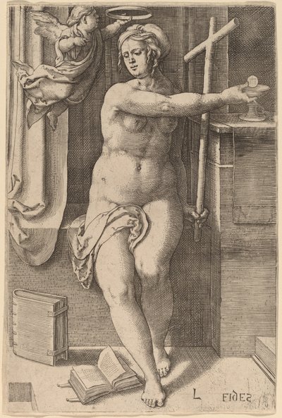 Fides (İnanç) by Lucas van Leyden
