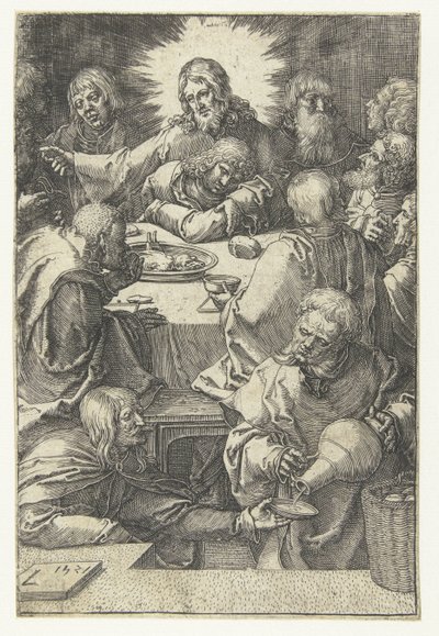 Geçen akşam yemeği Küçük Tutku (dizi adı) by Lucas van Leyden