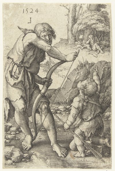 Lemek ve Kabil by Lucas van Leyden