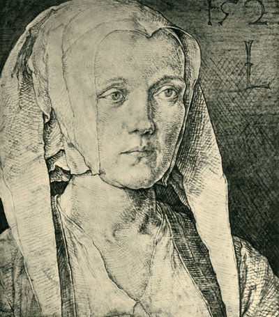 Bir kadının portresi, 1521, 1943. by Lucas van Leyden