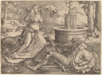 Pyramus ve Thisbe by Lucas van Leyden