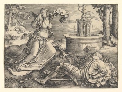 Pyramus ve Thisbe, 1514. by Lucas van Leyden