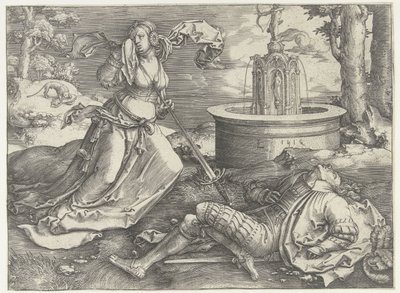 Pyramus en Thisbe by Lucas van Leyden