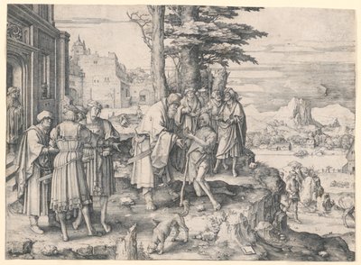 Prodigal Oğlunun Dönüşü by Lucas van Leyden