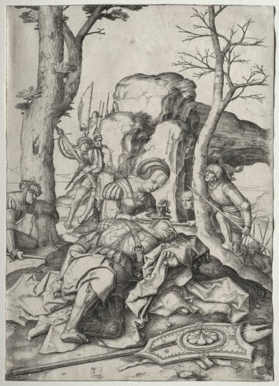 Samson ve Delilah by Lucas van Leyden