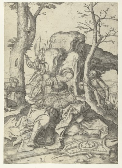 Simson ve Delila by Lucas van Leyden