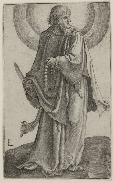 Aziz Bartholomew, c.1511 (gravür) by Lucas van Leyden