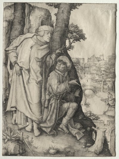 Susanna ve İki Yaşlı, c. 1508. by Lucas van Leyden
