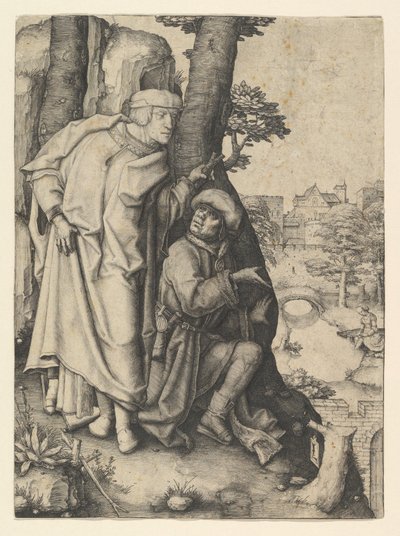 Susanna ve İki Yaşlı, yak. 1508. by Lucas van Leyden