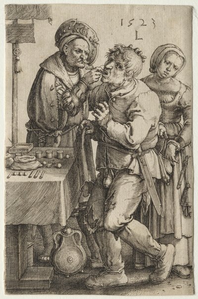Diş Hekimi, 1523. by Lucas van Leyden